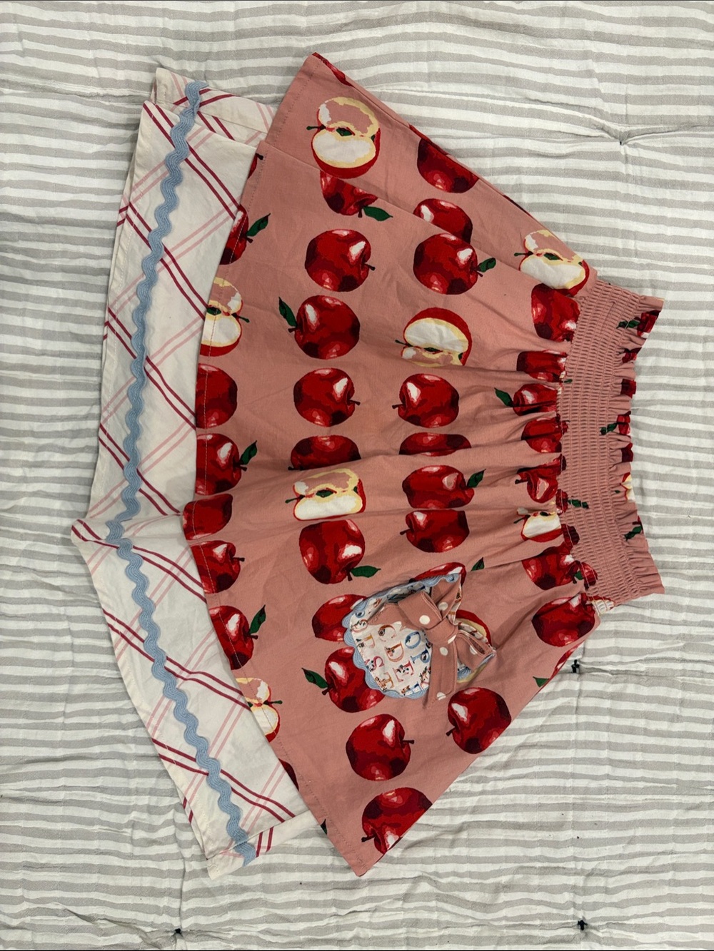 Matilda Jane Pink Apple Print Skirt